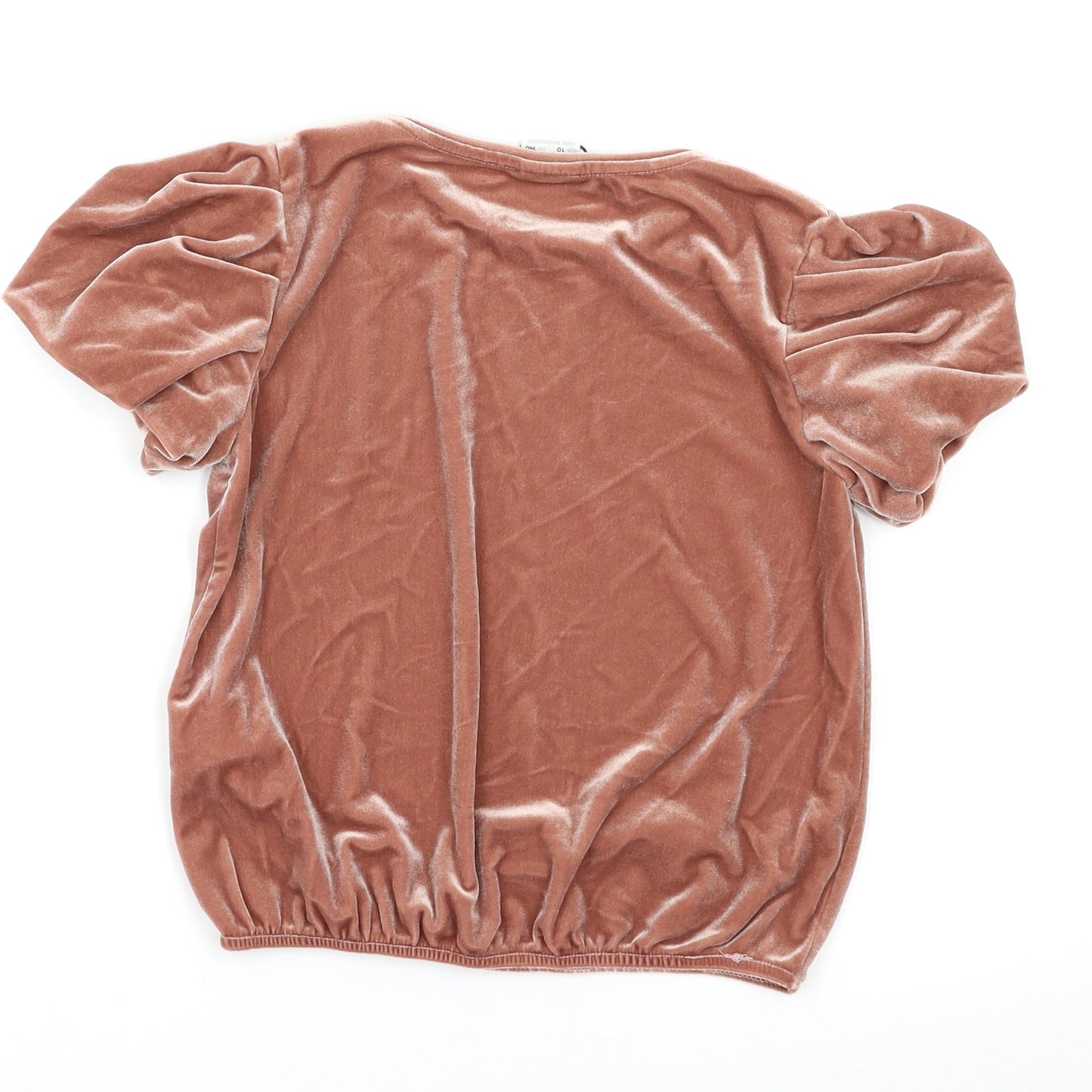 Zara Womens Beige   Basic Blouse Size 10