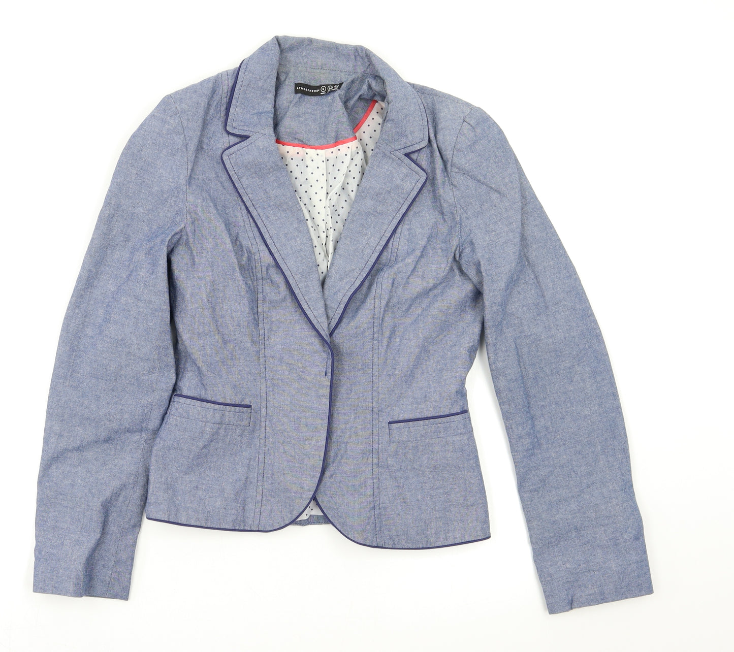 Atmosphere Womens Blue   Gilet Blazer Size 6