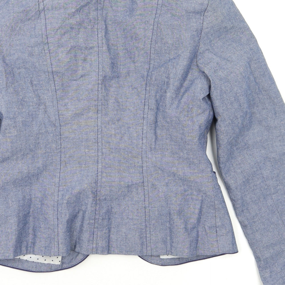 Atmosphere Womens Blue   Gilet Blazer Size 6