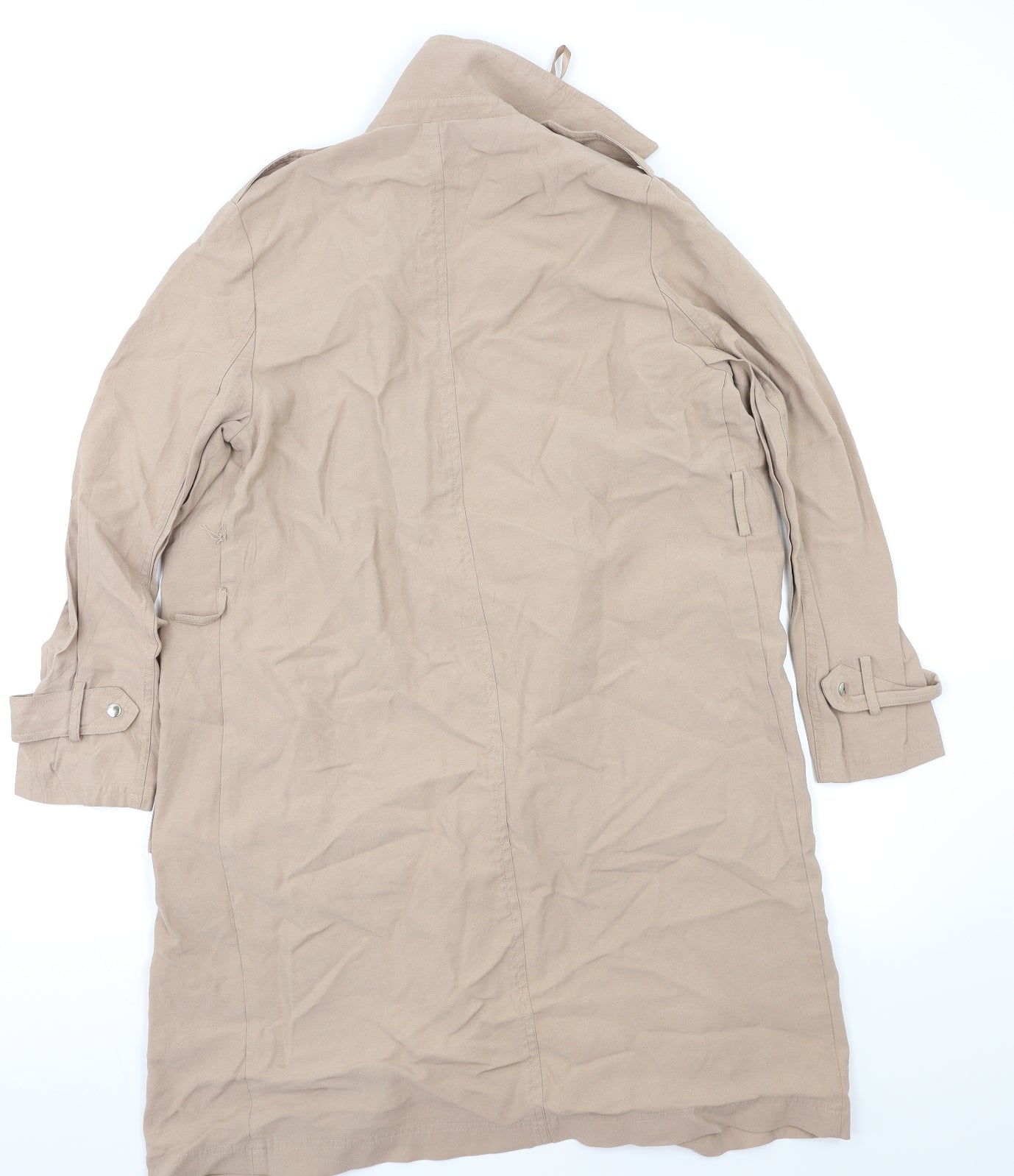 New Look Womens Beige   Trench Coat Coat Size 14