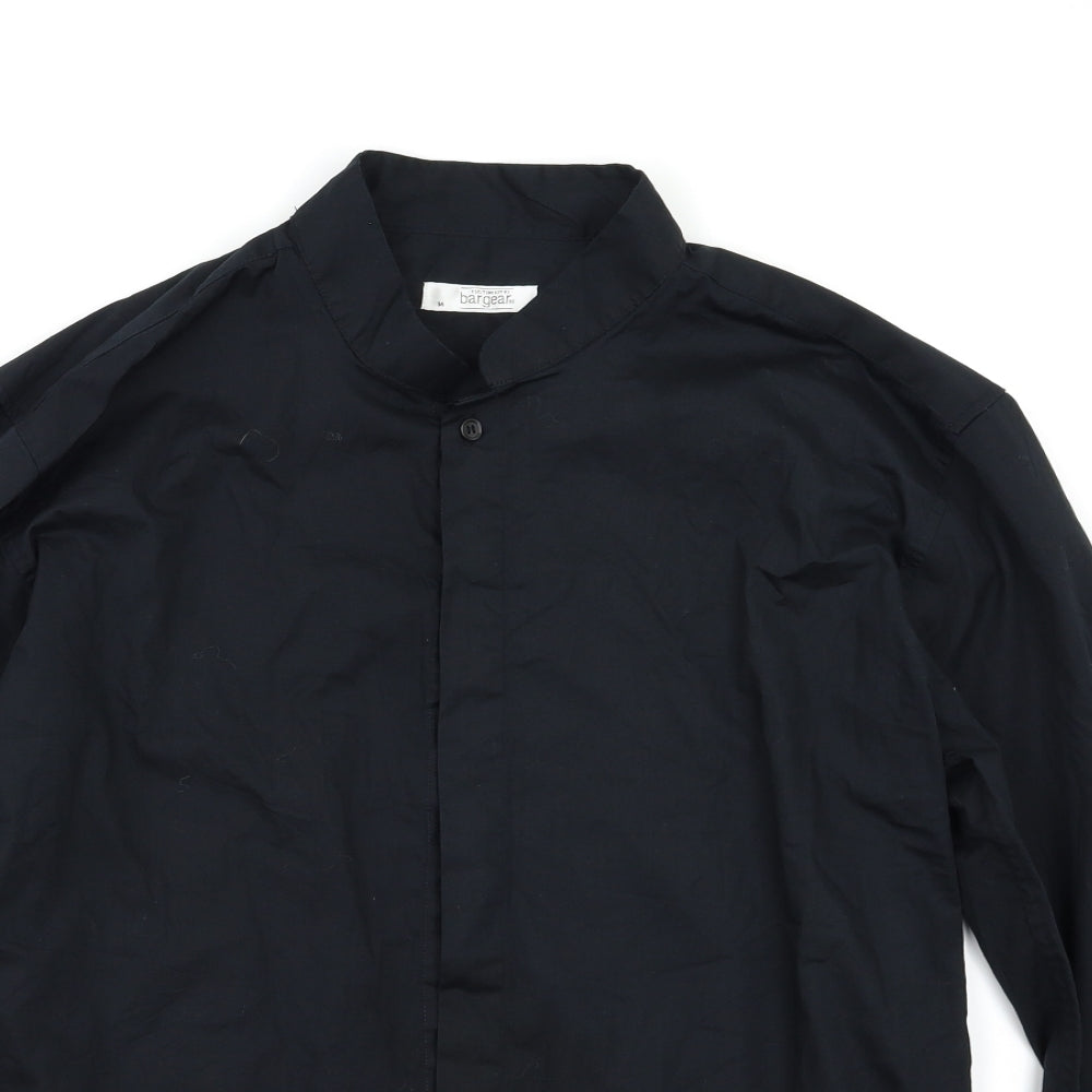 Bargear Mens Black    Dress Shirt Size M