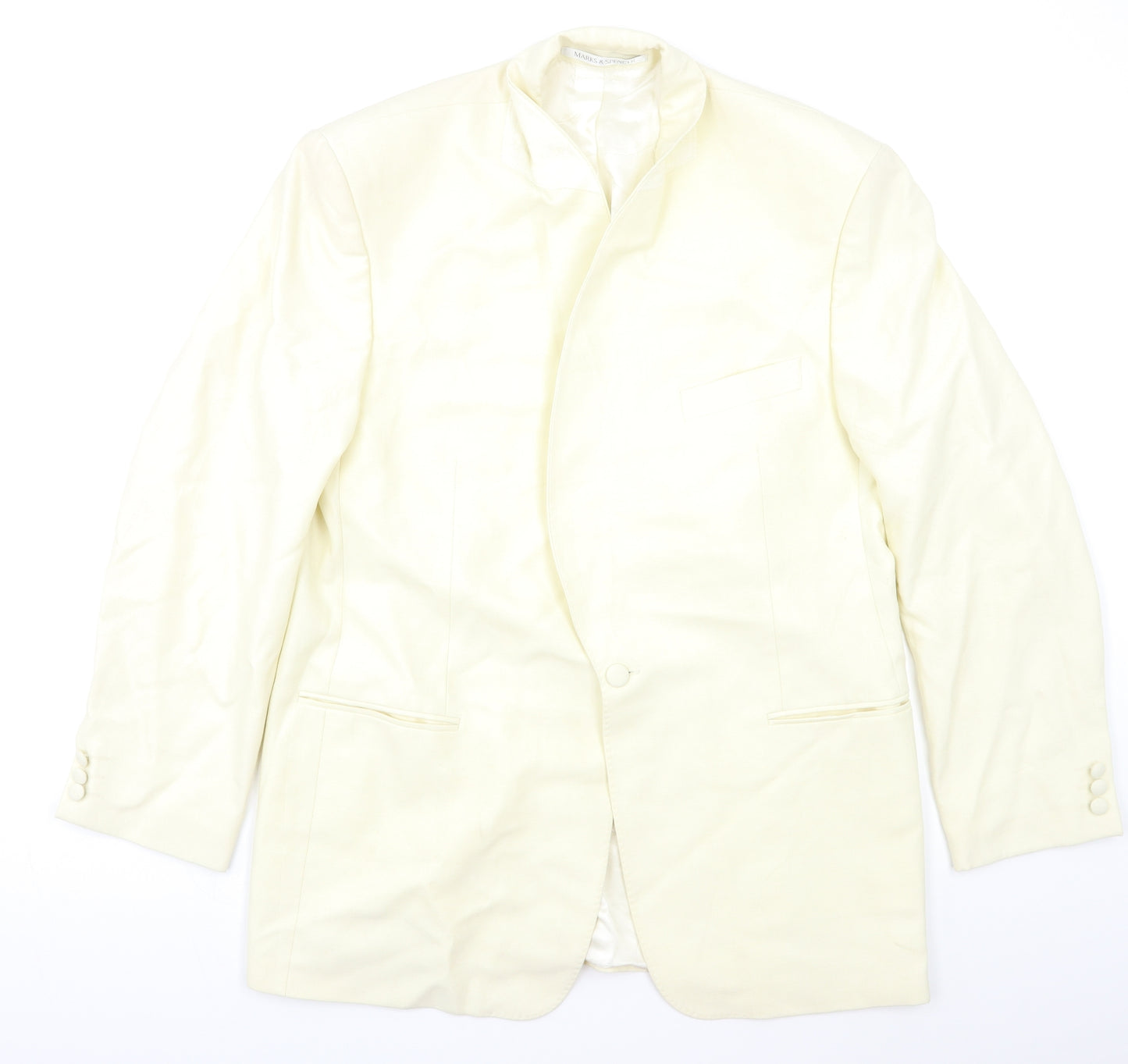 M&S Mens Ivory   Jacket Blazer Size 44