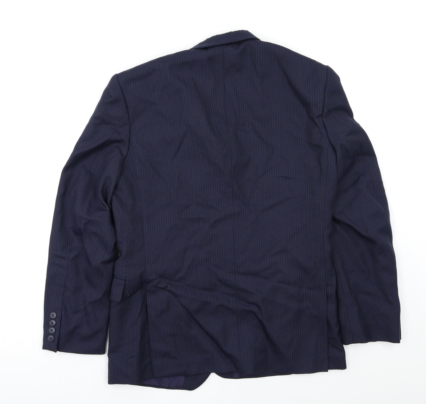 Preworn Mens Blue Striped  Jacket Blazer Size M