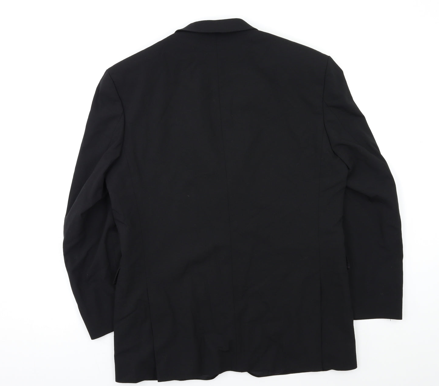 Moss Bross Mens Black   Jacket Blazer Size L