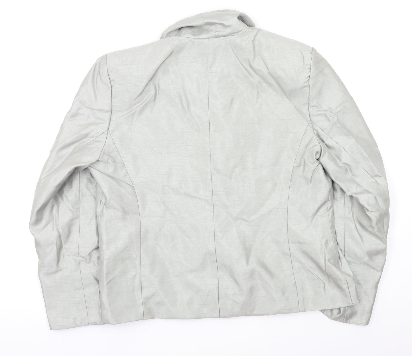 Le Suit Womens Grey   Jacket Blazer Size 14