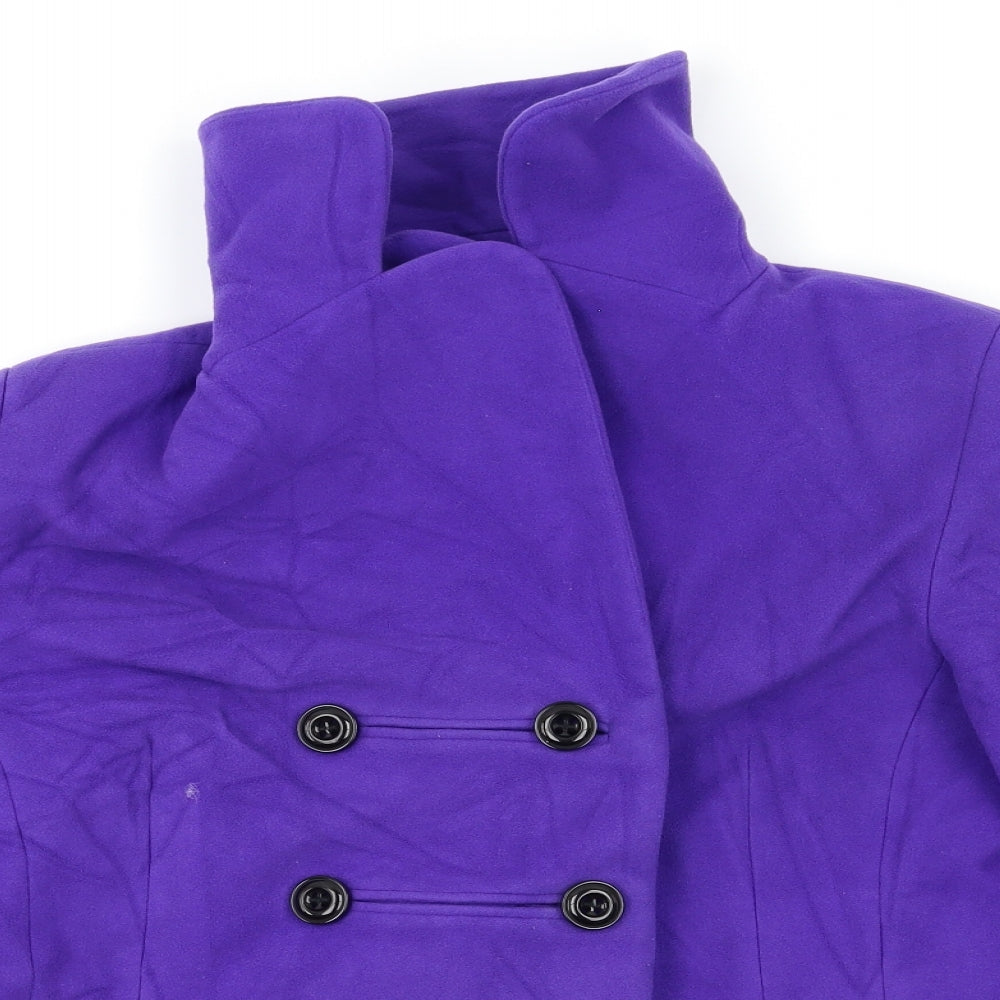 Precis Petite Womens Purple   Jacket Blazer Size 14