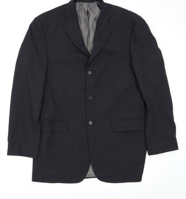 M&S Mens Grey   Jacket Blazer Size M