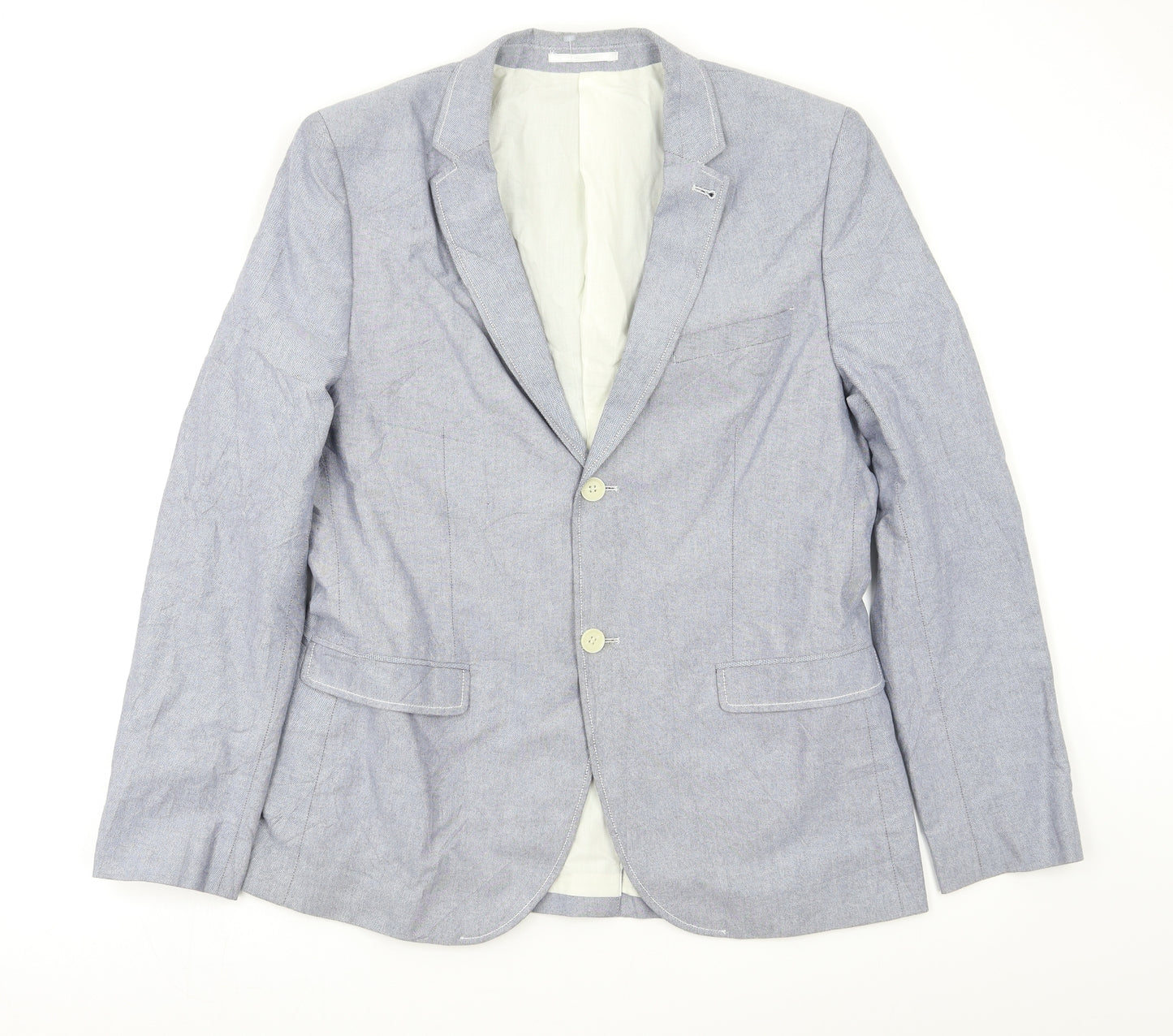 Topman Mens Grey   Jacket Blazer Size M