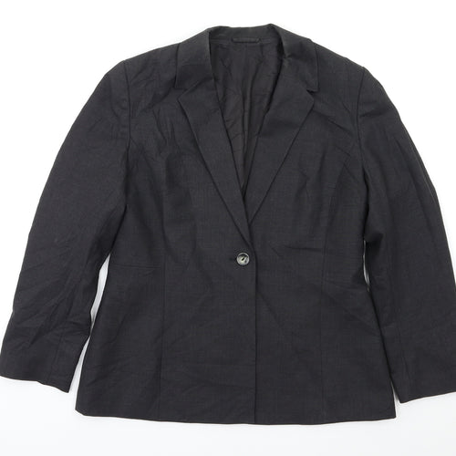 NEXT Womens Grey   Jacket Blazer Size 14