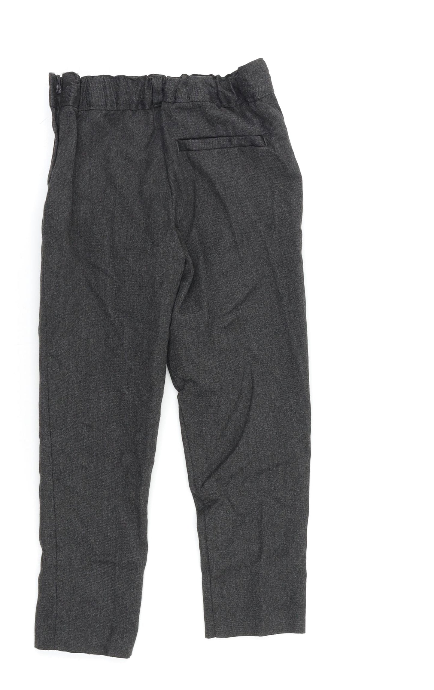 Preworn Girls Grey   Dress Pants Trousers Size 4-5 Years