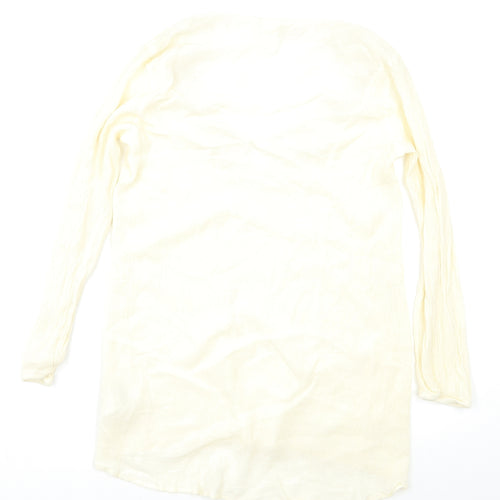 H&M Womens Ivory   Basic Blouse Size 8
