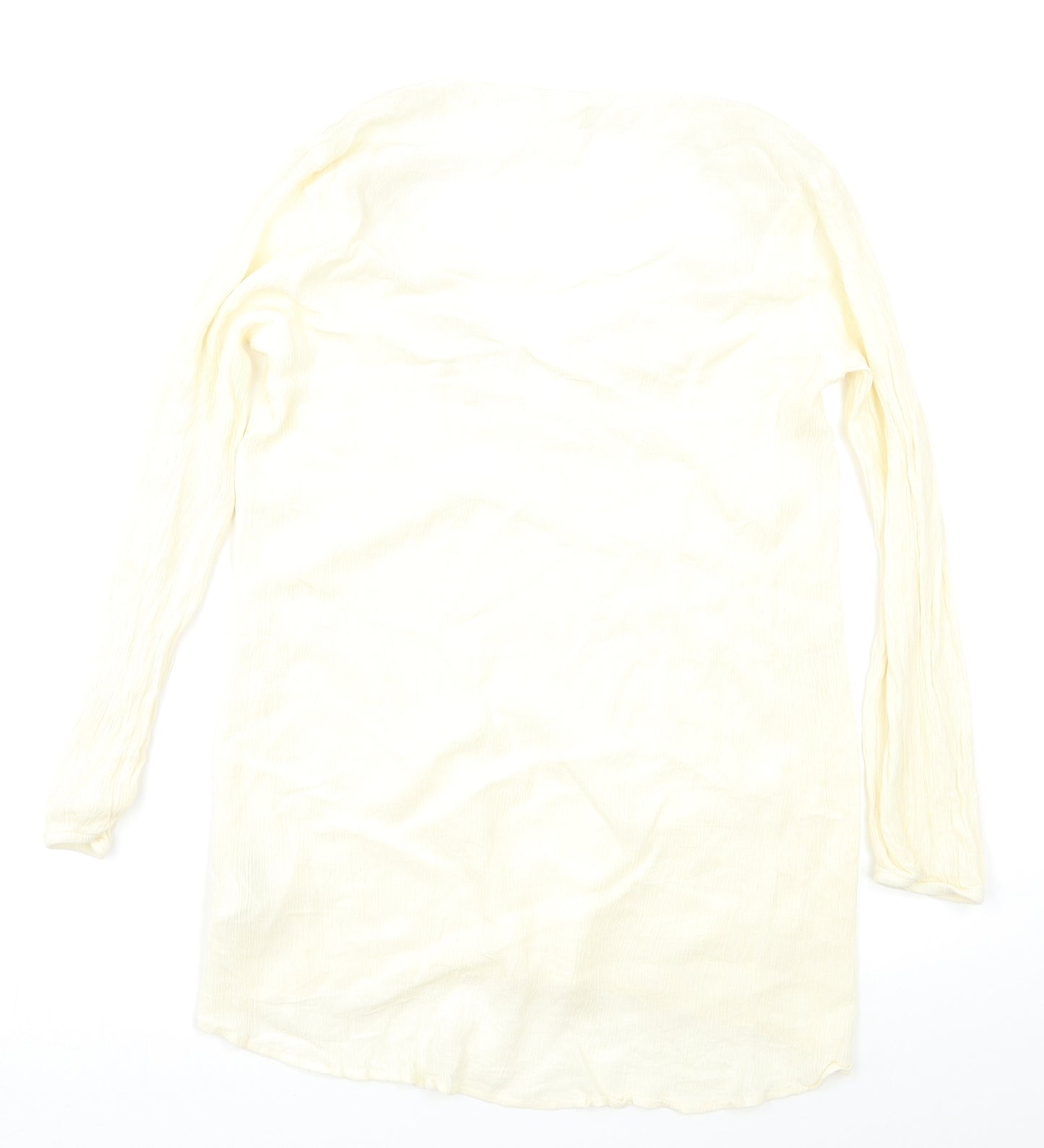 H&M Womens Ivory   Basic Blouse Size 8