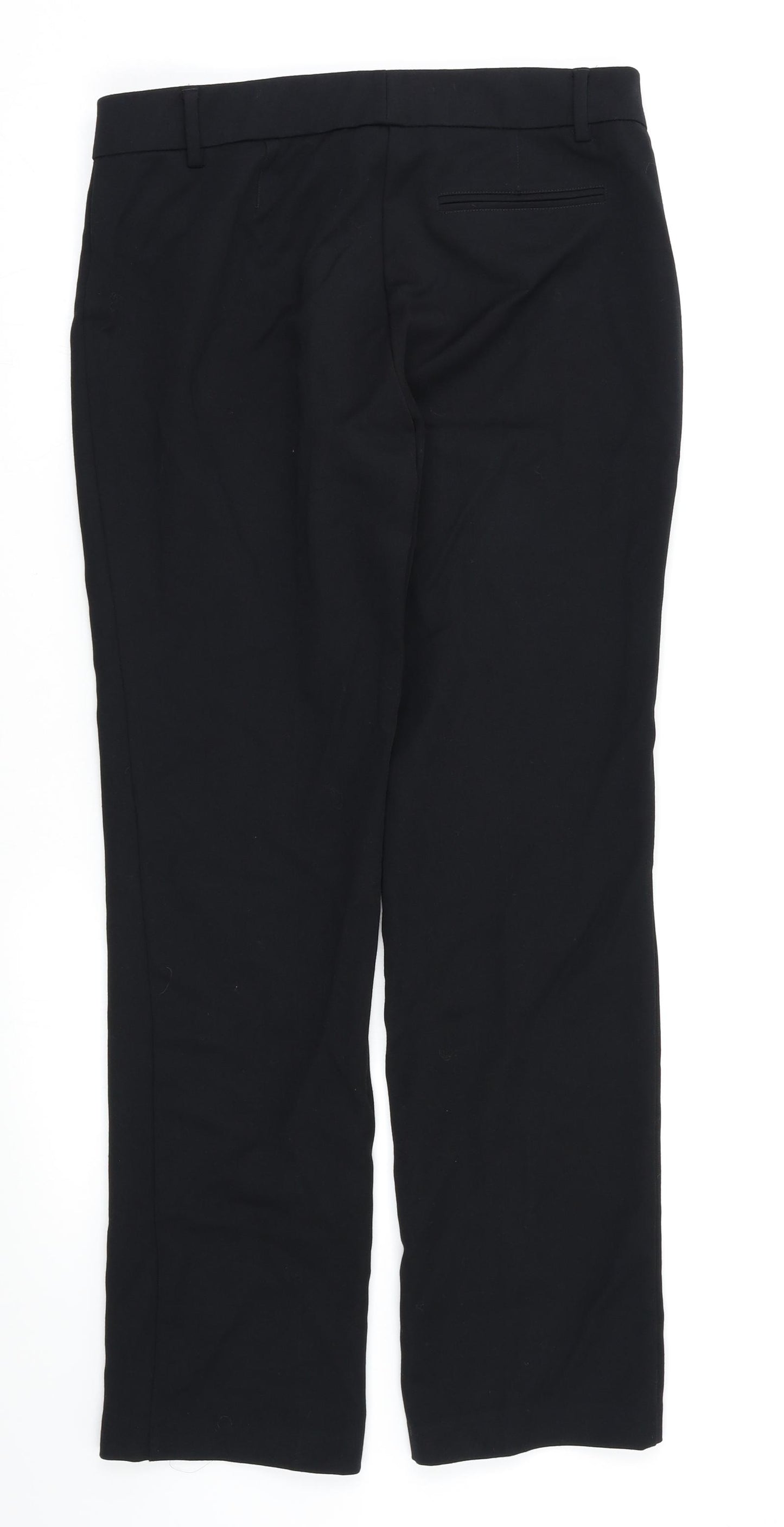 M&S Womens Black   Dress Pants Trousers Size 12 L28 in