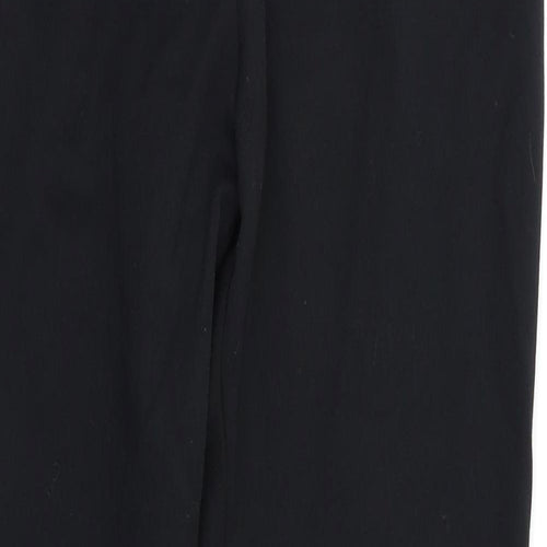 M&S Womens Black   Dress Pants Trousers Size 12 L28 in