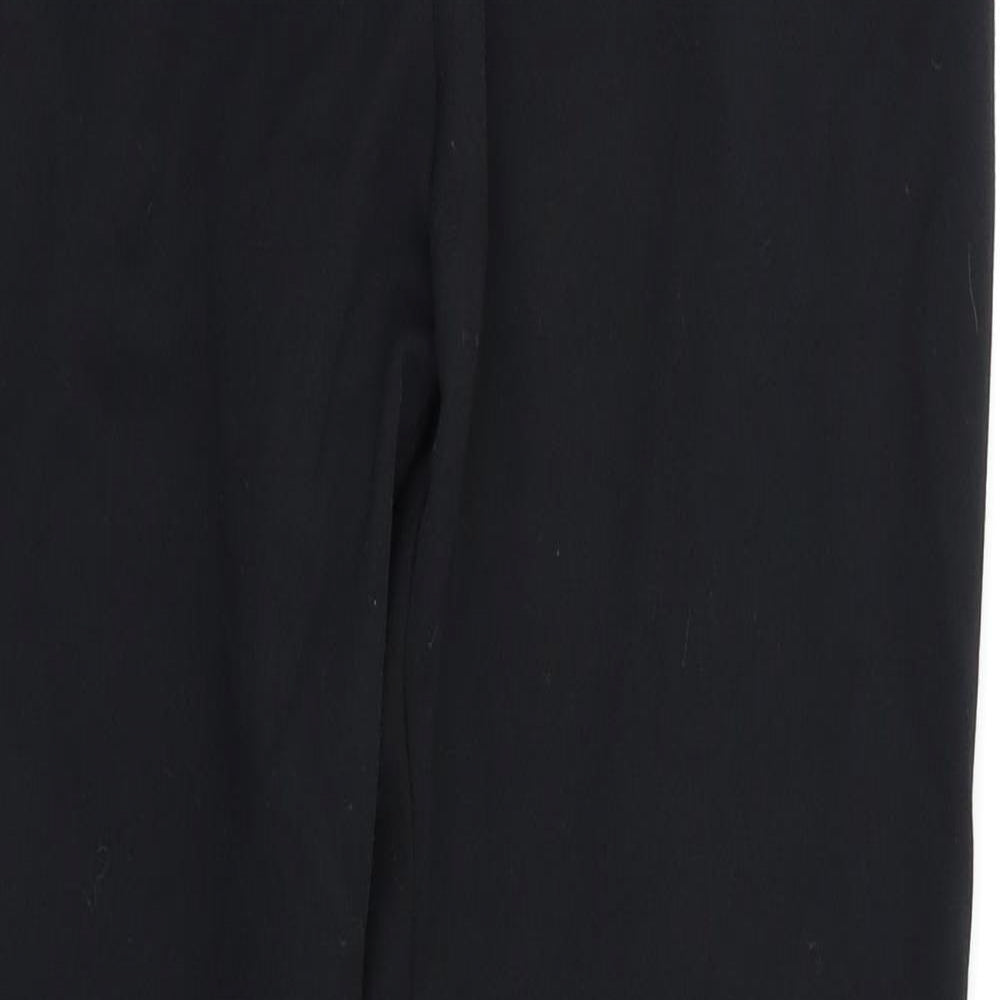 M&S Womens Black   Dress Pants Trousers Size 12 L28 in