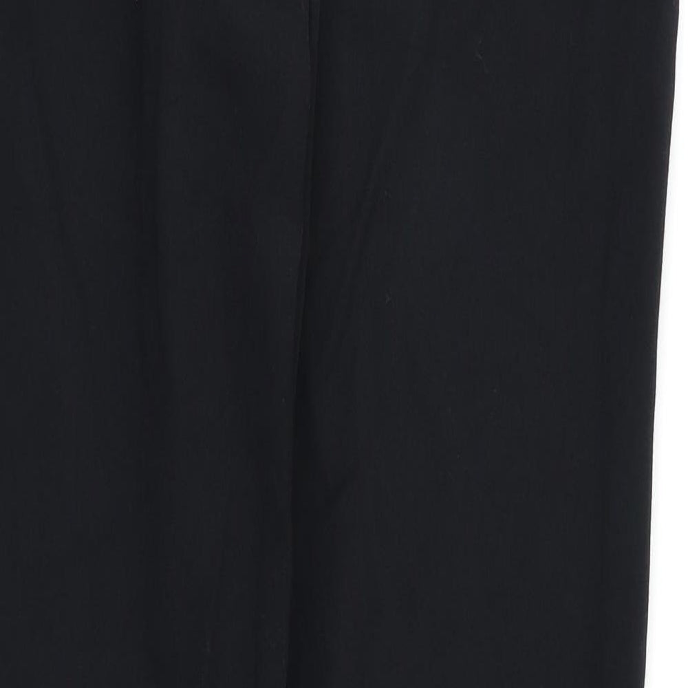 M&S Womens Black   Dress Pants Trousers Size 12 L28 in