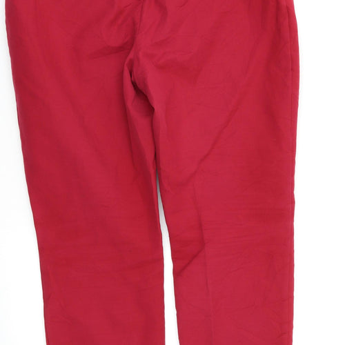 Reitzman Womens Red   Skinny Jeans Size 10 L24 in