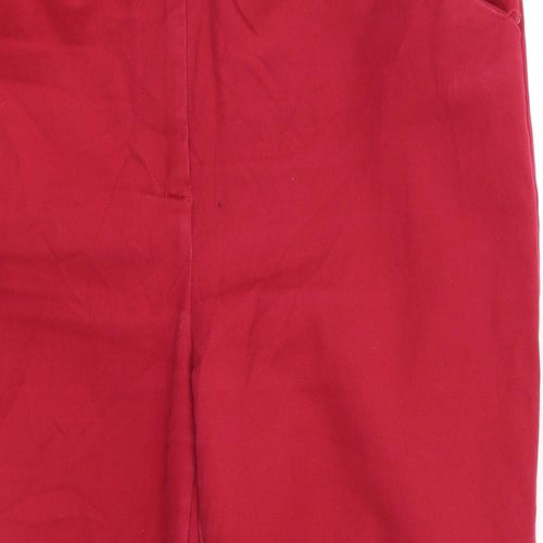 Reitzman Womens Red   Skinny Jeans Size 10 L24 in