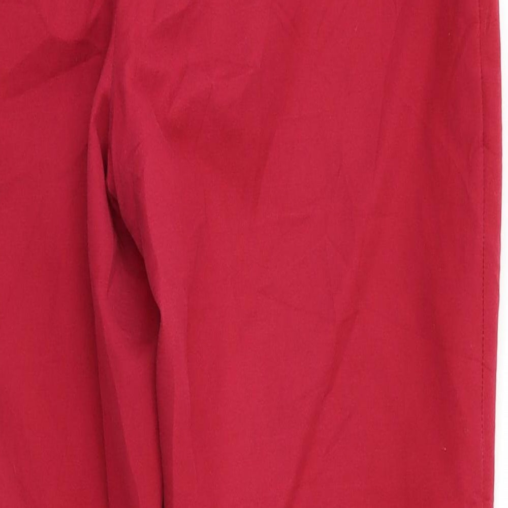 Reitzman Womens Red   Skinny Jeans Size 10 L24 in