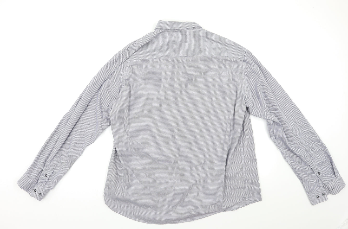 Taylor & Wright Mens Grey Check   Dress Shirt Size 18