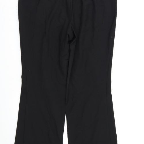 M&S Womens Black   Dress Pants Trousers Size 12 L28 in