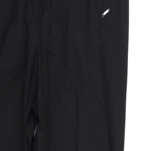 M&S Womens Black   Dress Pants Trousers Size 12 L28 in