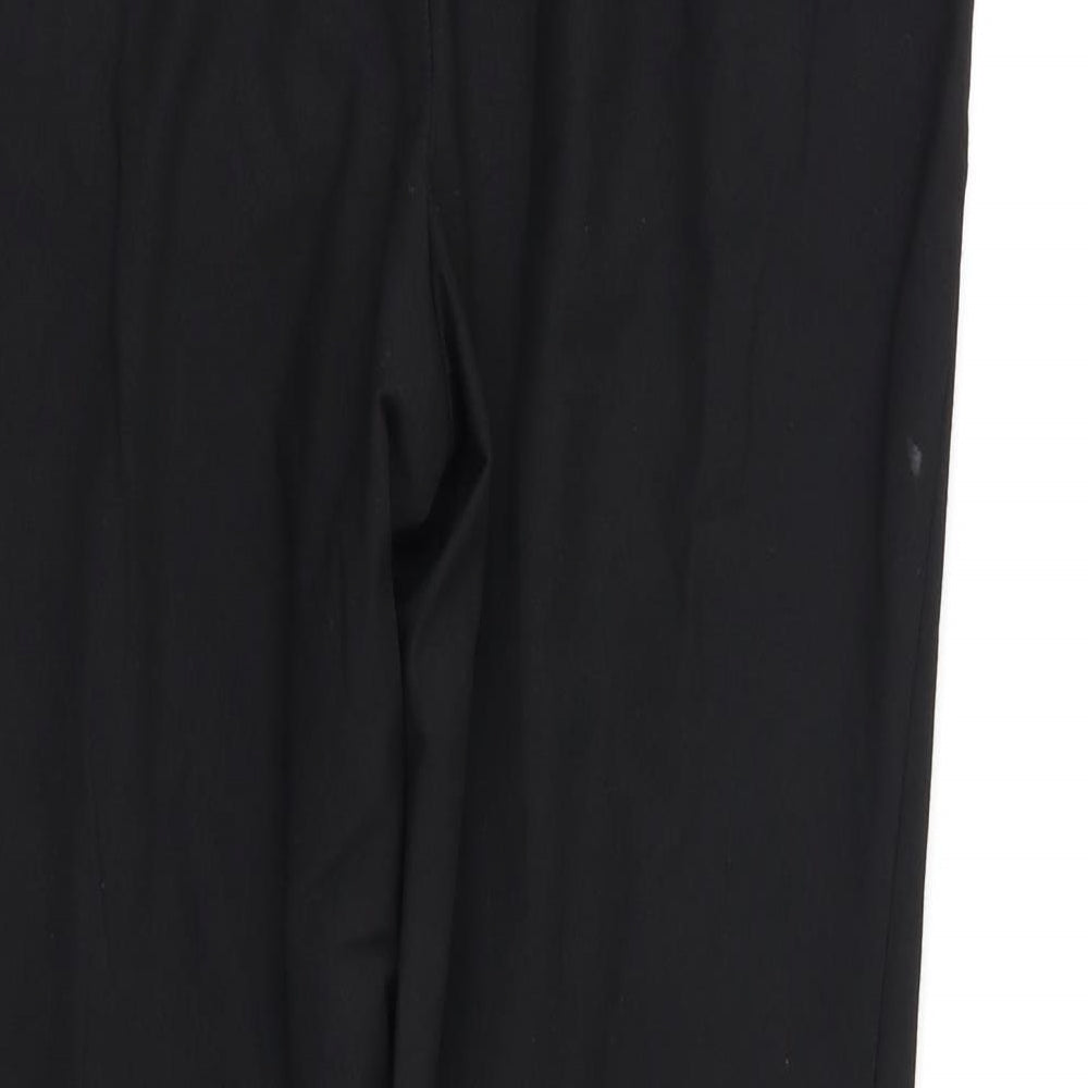 M&S Womens Black   Dress Pants Trousers Size 12 L28 in