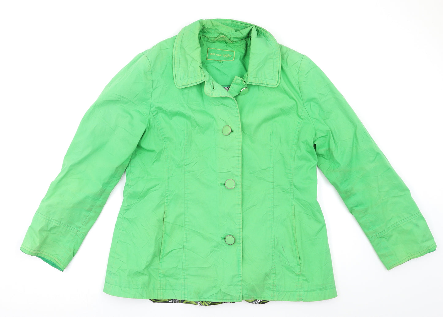 Per Una Womens Green   Jacket Coat Size 16
