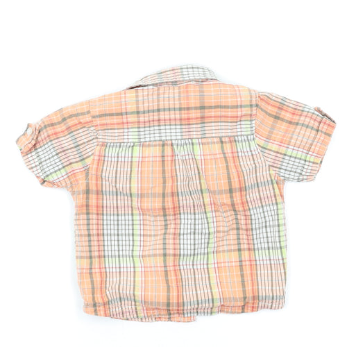 George Baby Multicoloured Check  Basic Button-Up Size 12 Months