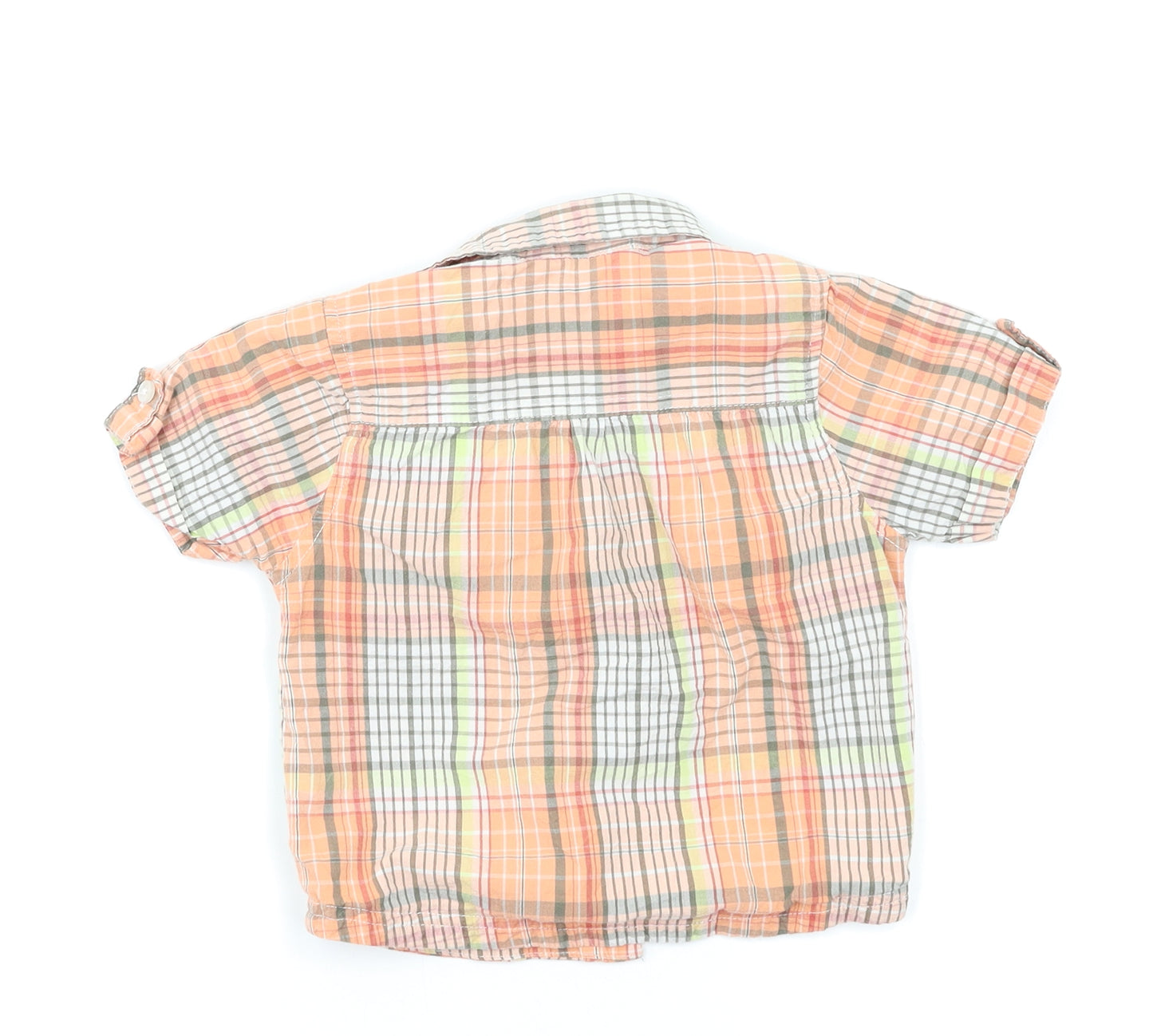 George Baby Multicoloured Check  Basic Button-Up Size 12 Months