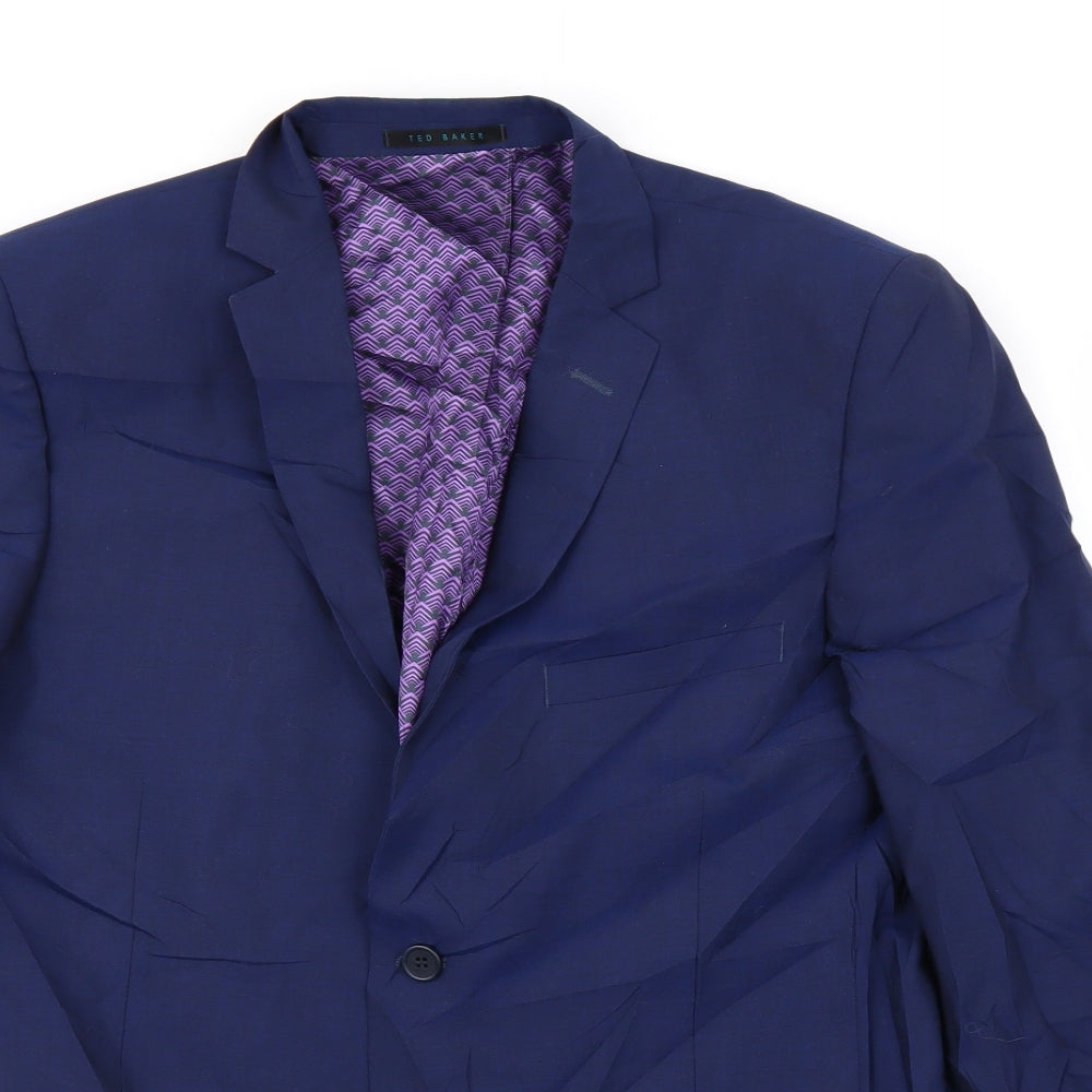 Ted Baker Womens Blue   Jacket Blazer Size 42