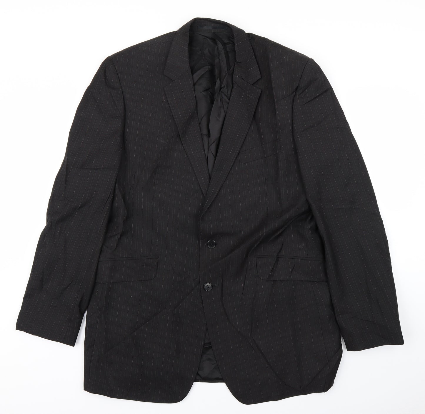 Burton Mens Blue Striped  Jacket Blazer Size 54