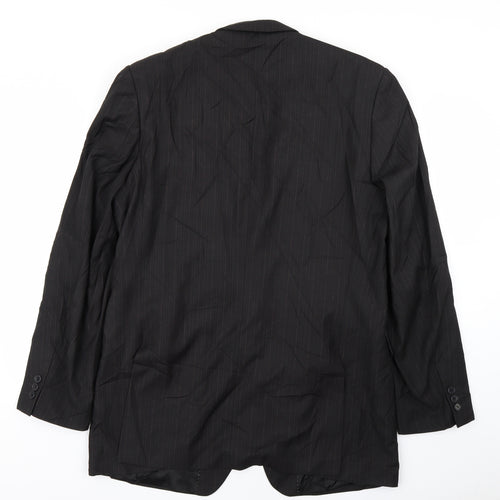 Burton Mens Blue Striped  Jacket Blazer Size 54