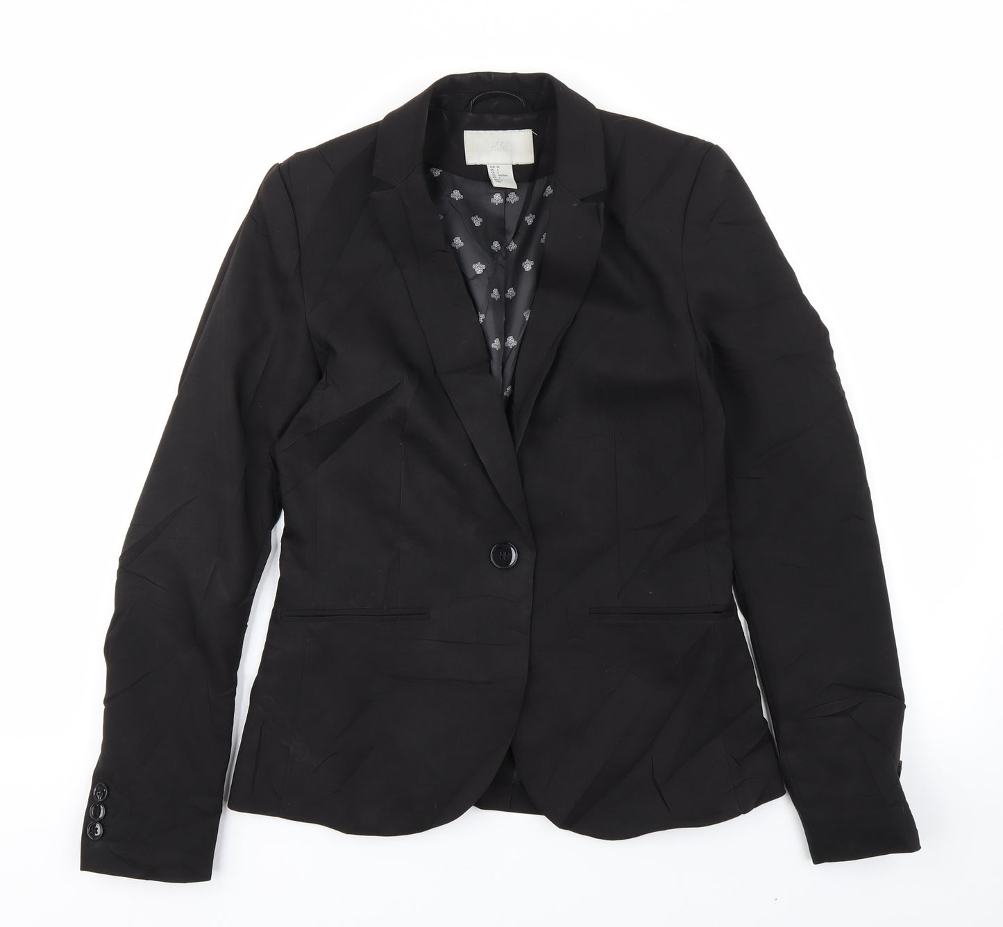 H&M Womens Black   Jacket Blazer Size 8