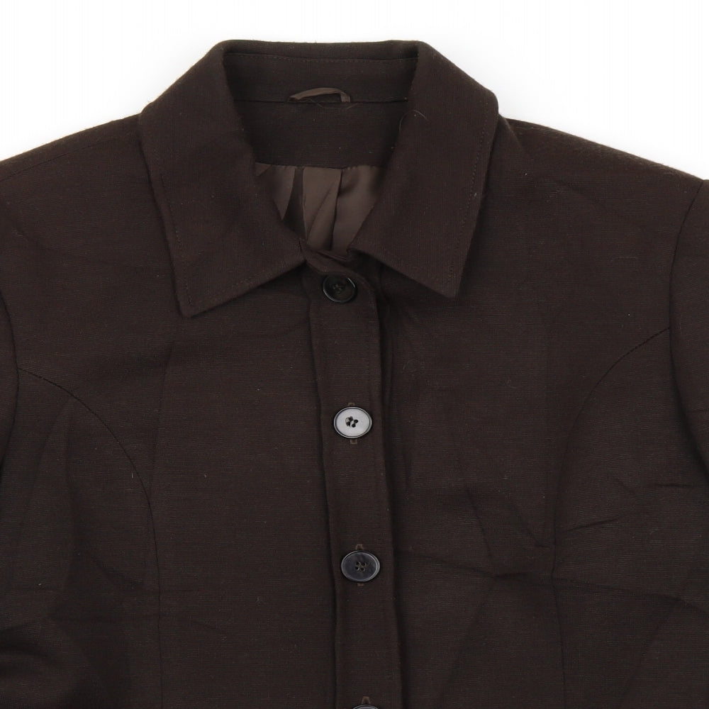 Dorothy Perkins Womens Brown   Jacket Blazer Size 16