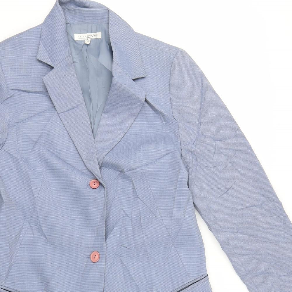 Fashion plus Womens Blue   Jacket Blazer Size 12