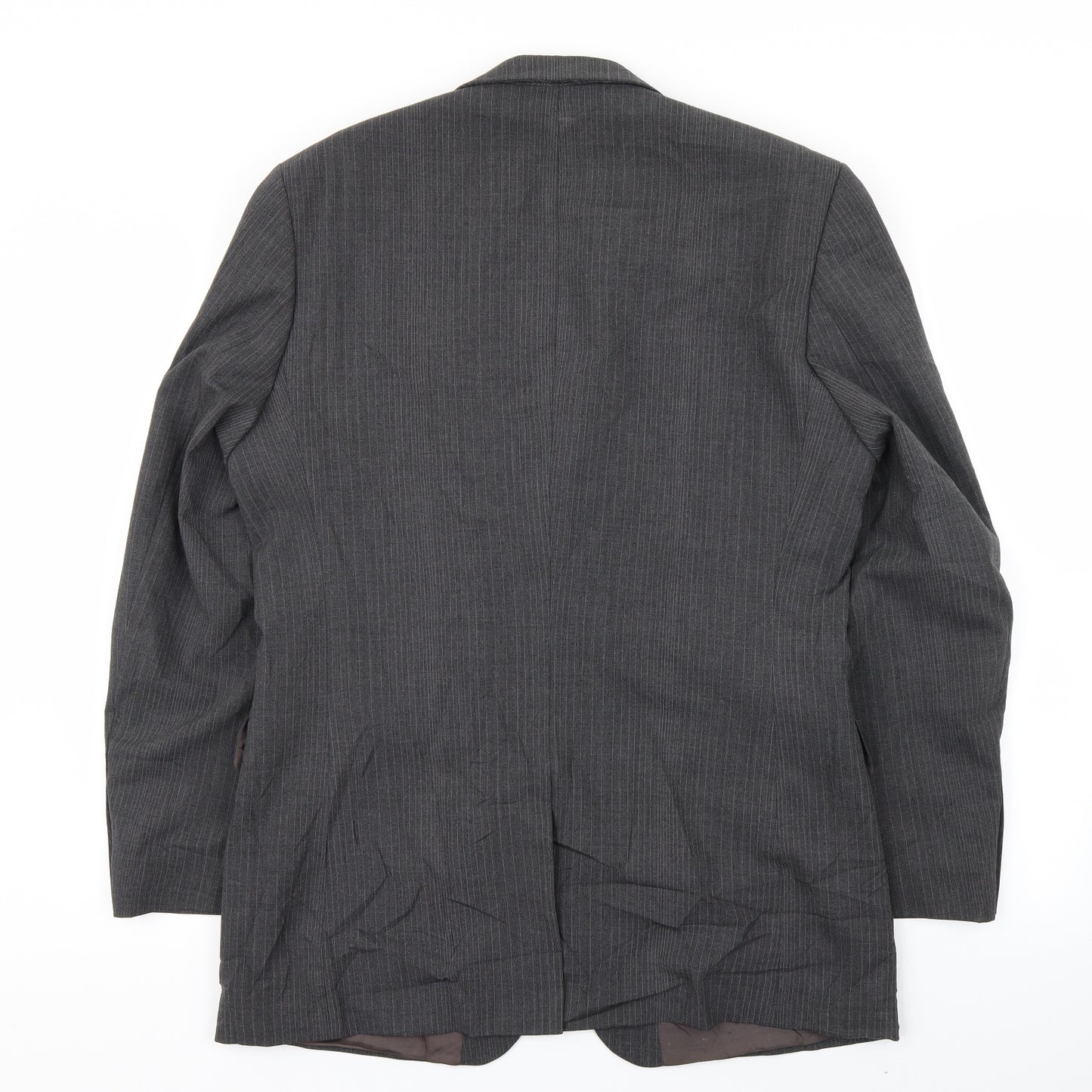 Karl Jackson Mens Green Striped  Jacket Blazer Size M