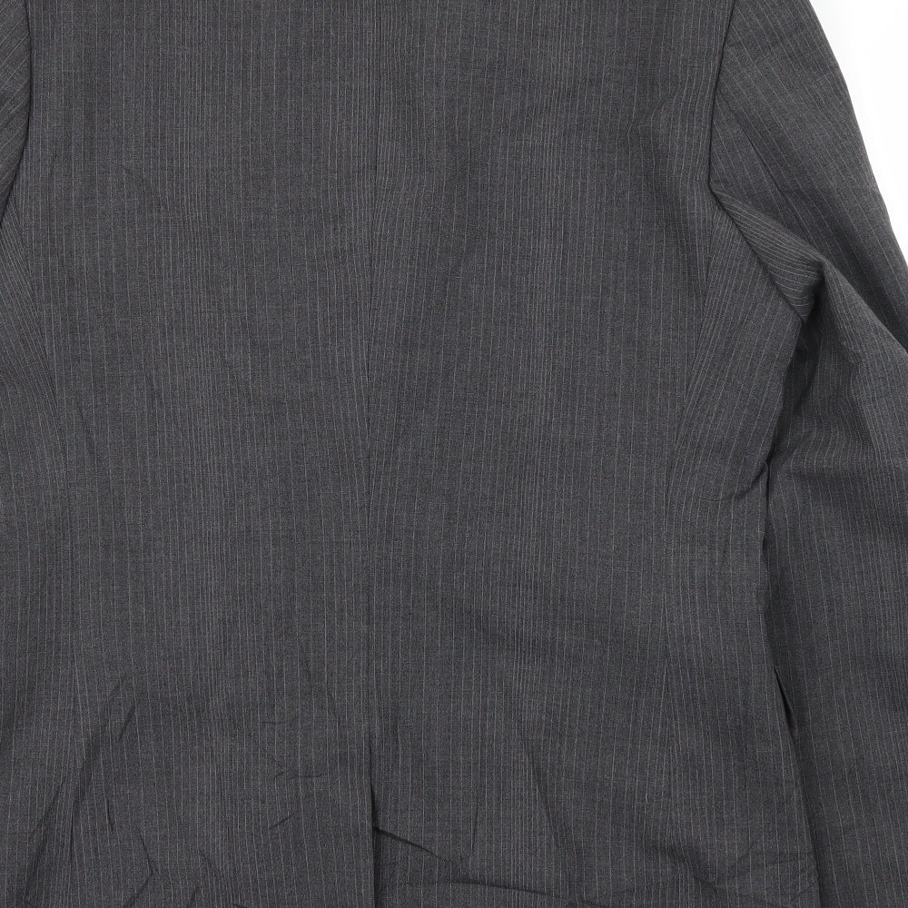 Karl Jackson Mens Green Striped  Jacket Blazer Size M