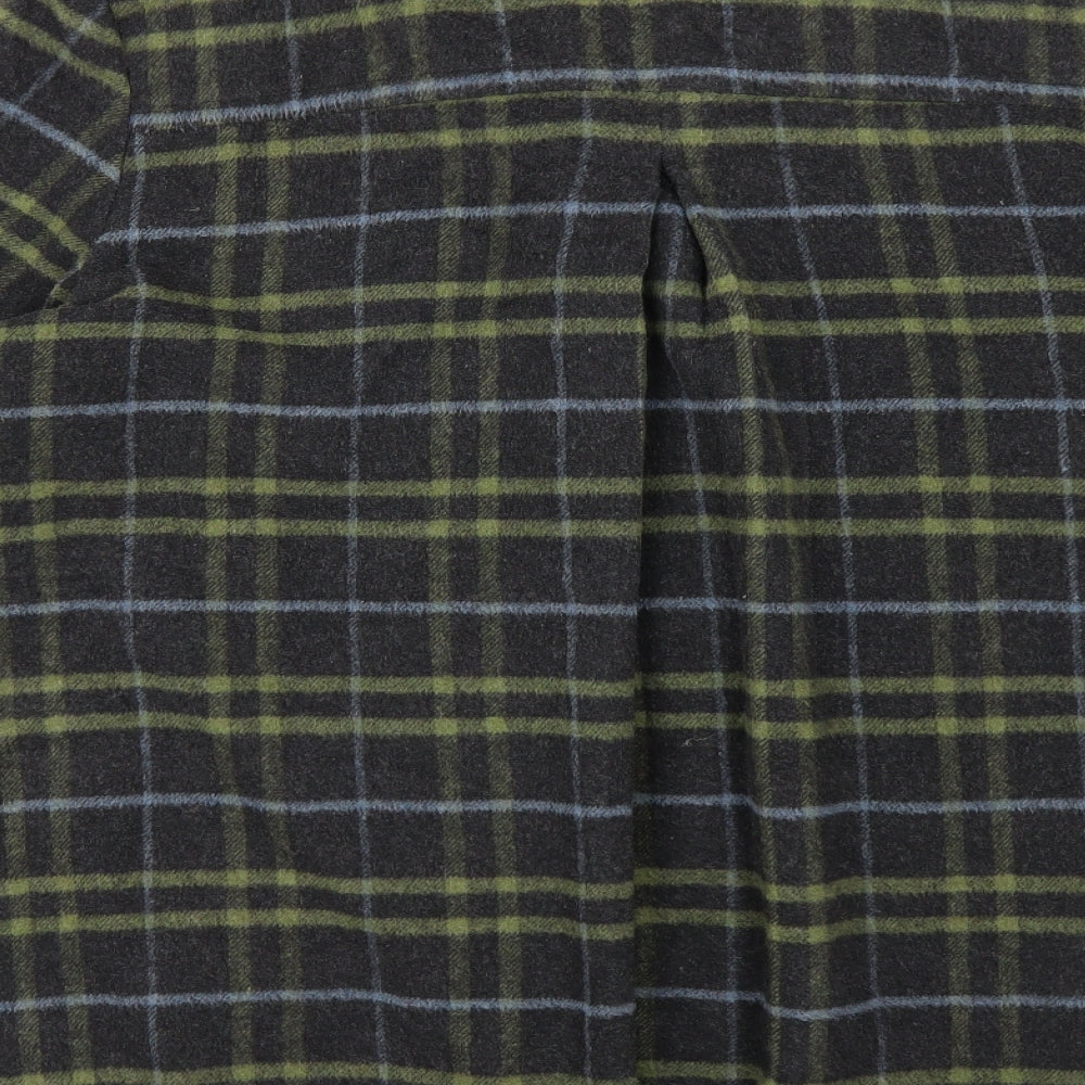 Debenhams Womens Grey Check  Trench Coat Coat Size 18