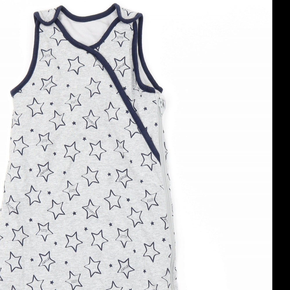 Preworn Baby Grey   Unitard One-Piece Size 12-18 Months