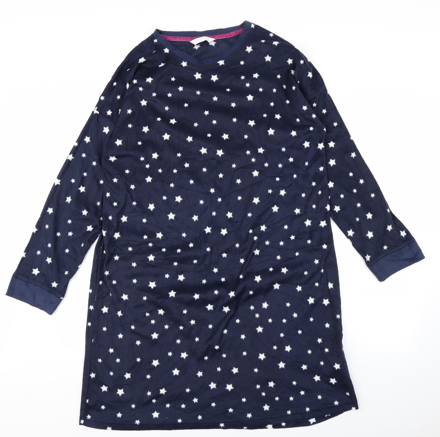 sleep well Womens Blue Polka Dot  Babydoll One Piece Size 16