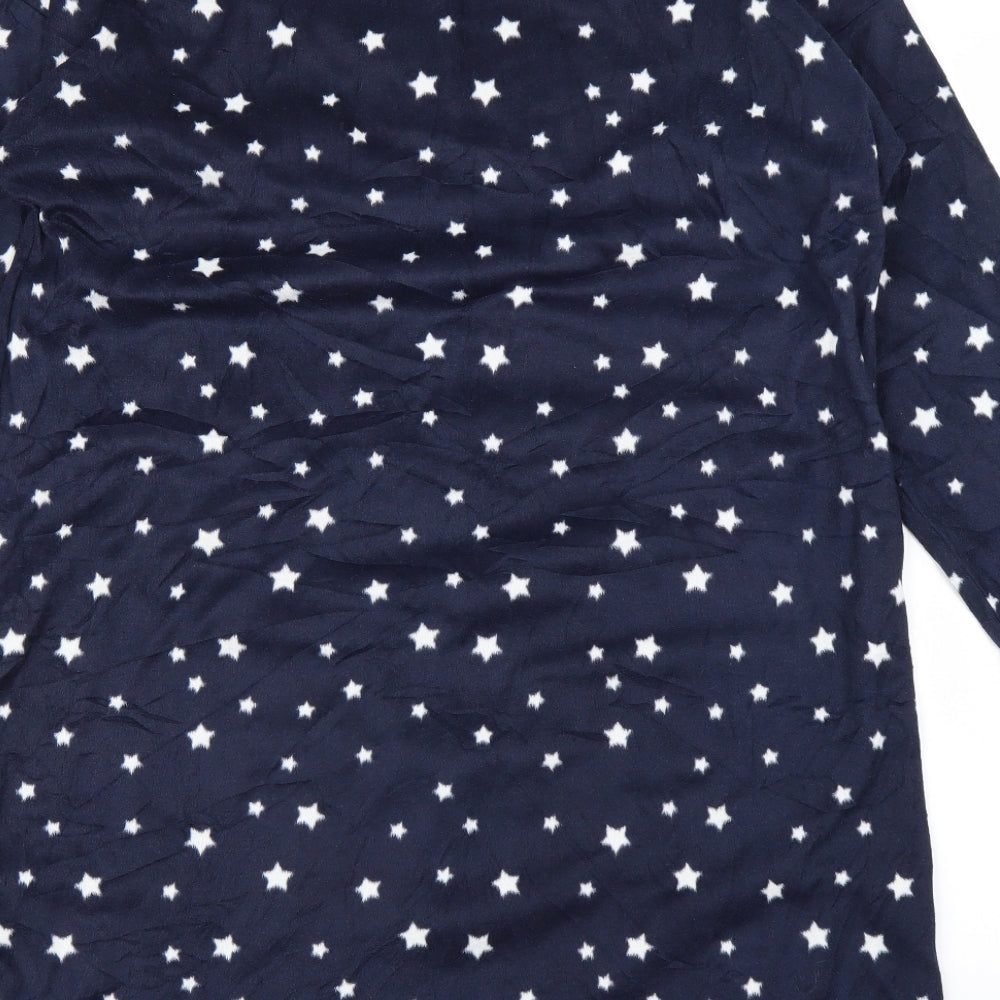 sleep well Womens Blue Polka Dot  Babydoll One Piece Size 16
