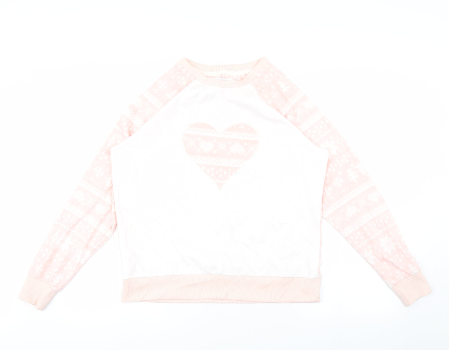jhon lewis Womens Orange Plaid  Babydoll Pyjama Top Size M