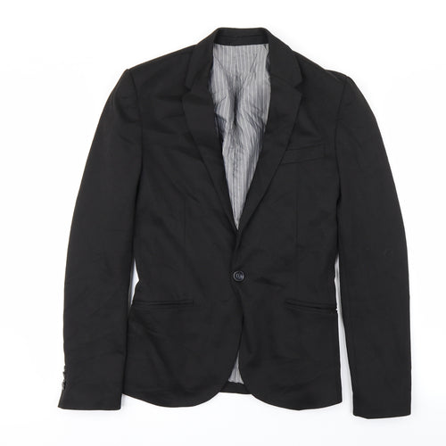 Preworn Womens Black   Jacket Blazer Size S
