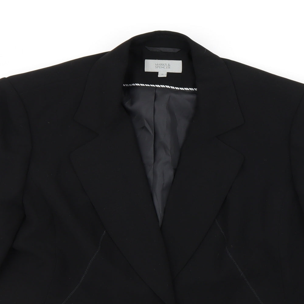 Marks and Spencers Womens Black   Jacket Blazer Size 22