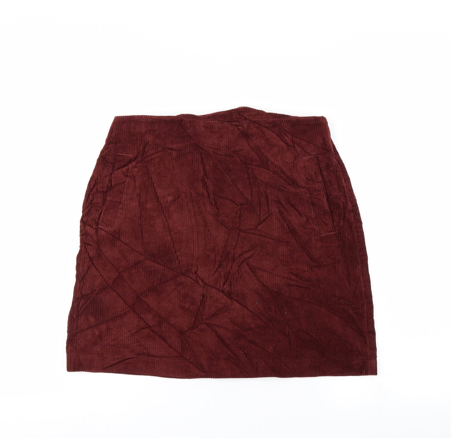 New Look Womens Purple   A-Line Skirt Size 8  - Back pockets