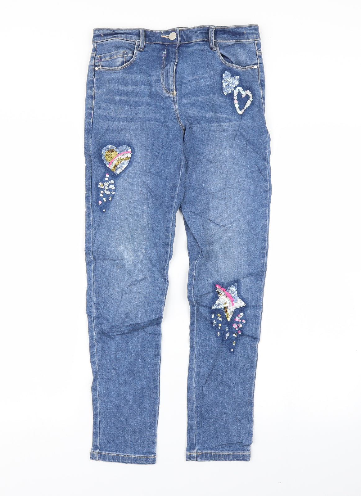 NEXT Girls Blue   Jegging Jeans Size 12 Years