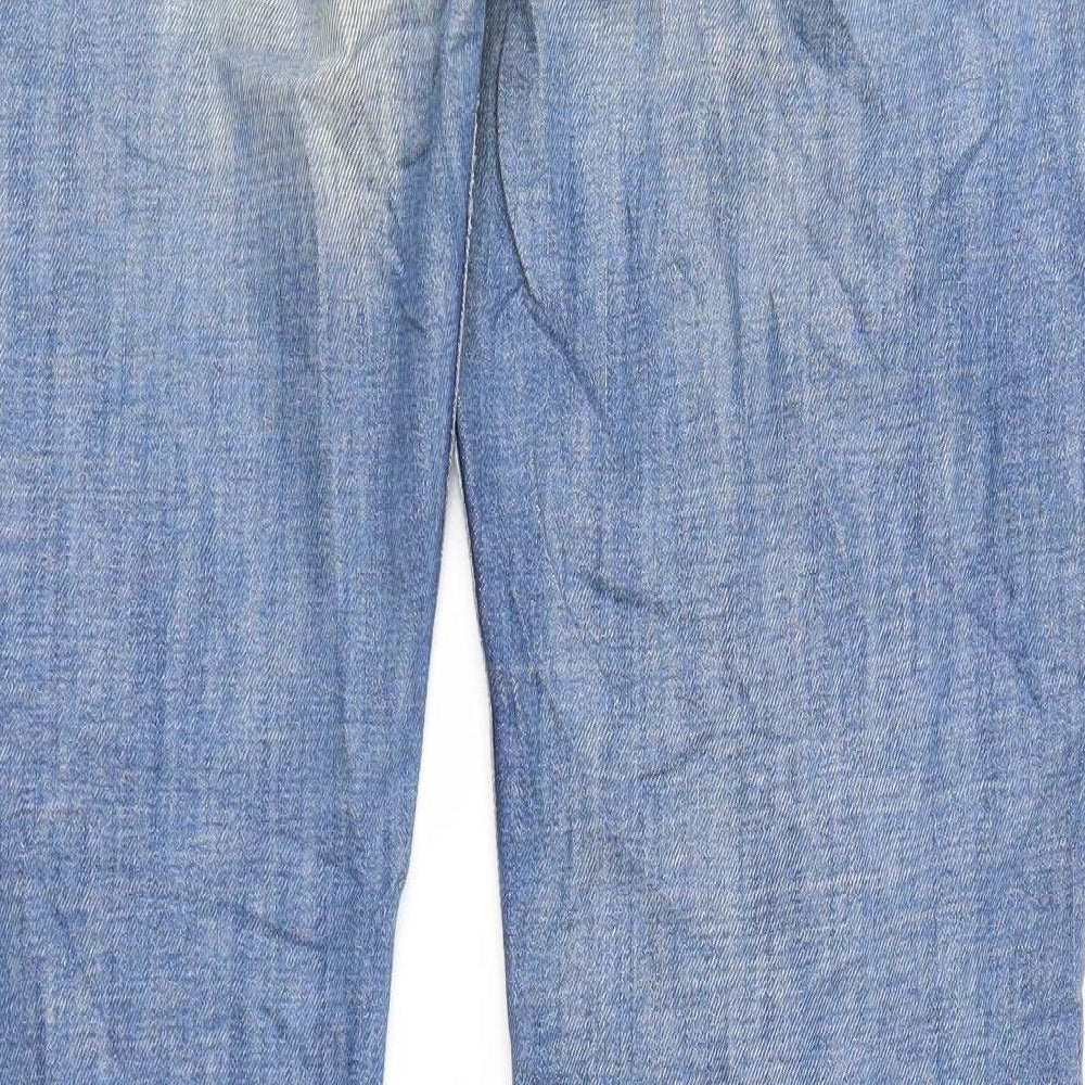 ZATHAN Mens Blue   Flared Jeans Size 36 L40 in