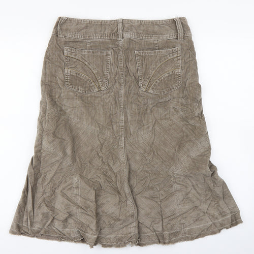 NEXT Womens Brown   Flare Skirt Size 10