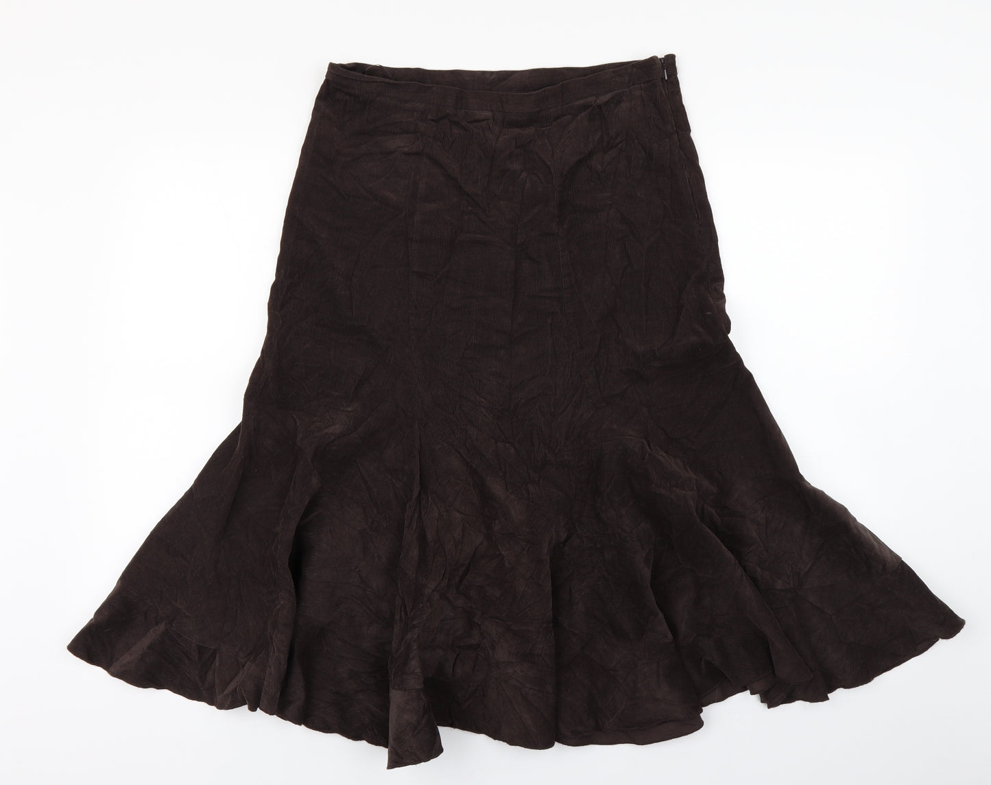 Wallis Womens Brown   Flare Skirt Size 12
